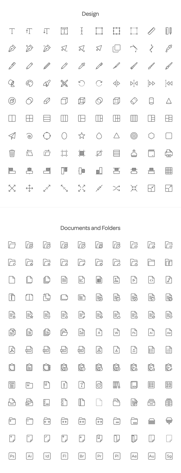 Design; Documents and Folders – Some examples of the Squid Ink Line Icon Pack. Design; Documents and Folders – Some examples of the Squid Ink Line Icon Pack.