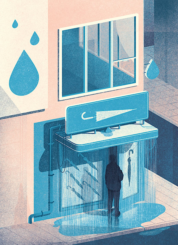 Understanding Our Irrationality – Editorial illustrations commissioned by Japanese Forbes magazine for an article on Behavioural Economics.