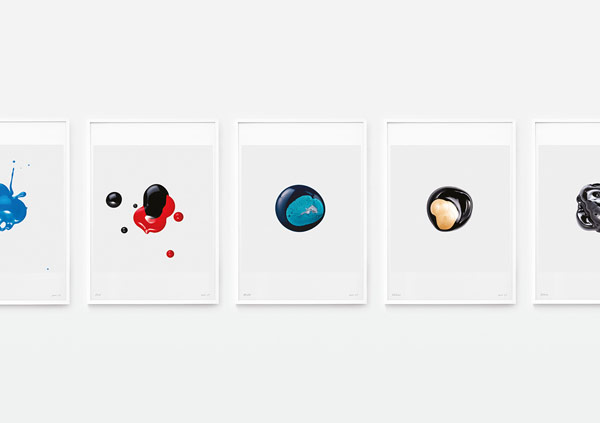 A series of artworks representing the diverse styles and colors of the footwear collection.