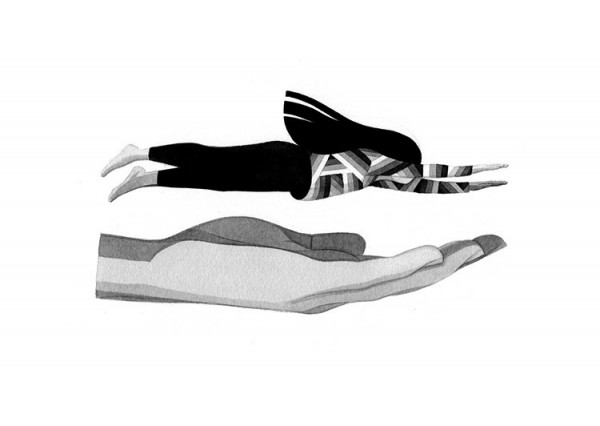 Imaginative drawings in simple black and white created by London based illustrator Eleni Kalorkoti.