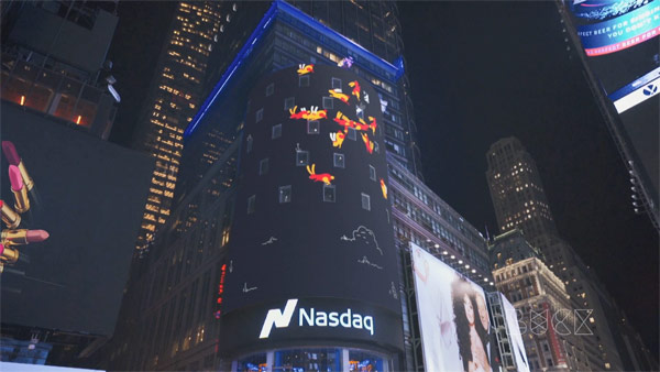 Nasdaq Billboard motion graphics.