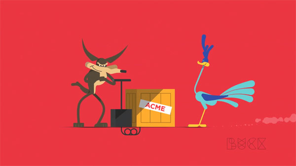Cartoon animation and motion graphics.