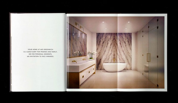 The brochure includes lots of information and images for prospective buyers and investors.