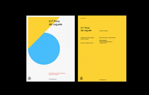 The posters are based on playfulness, simple typography, graphics, and geometry.