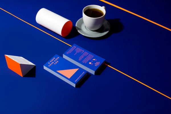 Some printed branding materials created by Foreign Policy for Papa Palheta.