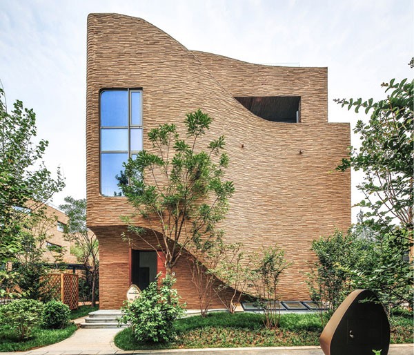 A house of the the Fairyland Guorui Villa complex, located in Beijing, China. The entire complex has been designed by UN Studio.