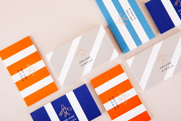 OneFineDinner, branding, editorial design, and photography by Seoul, Korea based graphic design studio ContentFormContext.