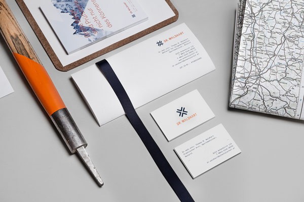Stationery design by Bureau Rabensteiner.