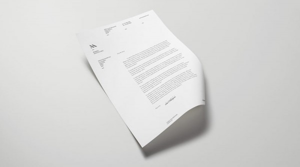 Simple and clean stationery design. Simple and clean stationery design.