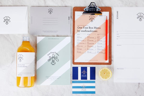 Some of the well designed printed collateral.