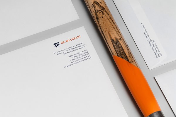 Close up of the letterhead.