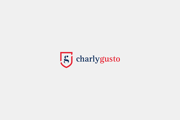 Mark and logotype on white background. Mark and logotype on white background.