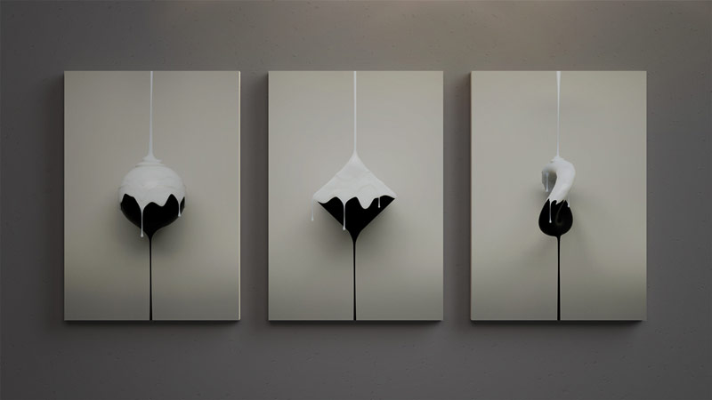 Three prints created for the Chilean exhibition.