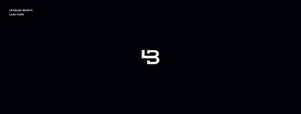 Leveles-Barta – law firm – work from a logo collection created in 2014 and 2015 by Hungarian graphic designer Eszti Varga.