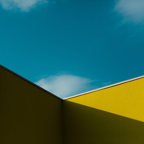 Simple architectural forms.