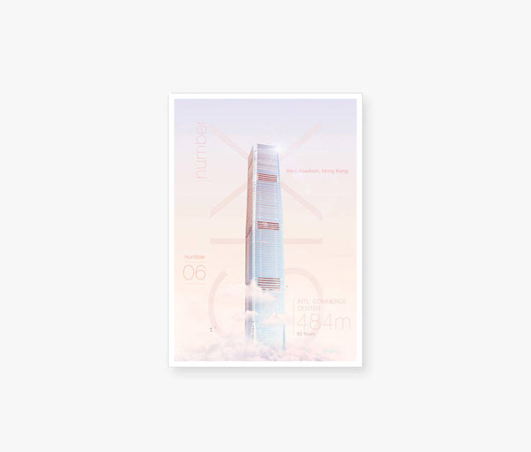 International Commerce Centre - full view of the print.