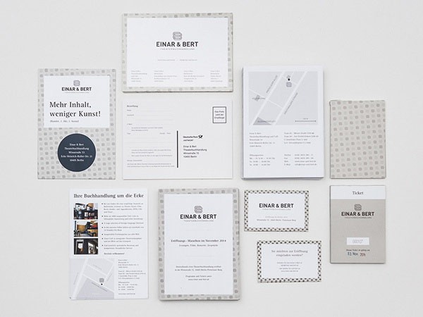 Einar & Bert – corporate identity, graphic design, and stationery system designed by Jonas Söder. Einar & Bert – corporate identity, graphic design, and stationery system designed by Jonas Söder.