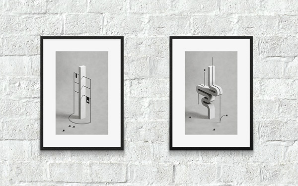 The Monolith prints by Fabrice Le Nezet.