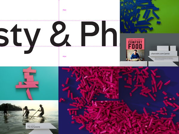 TV channel rebranding by London based agency DBLG.