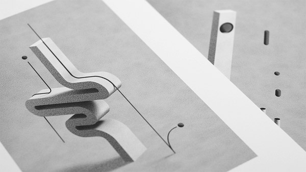 Close up of the illustrations, which were printed on Hahnemuhle photorag paper.