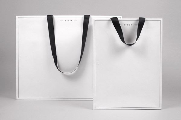 The bags of the store.