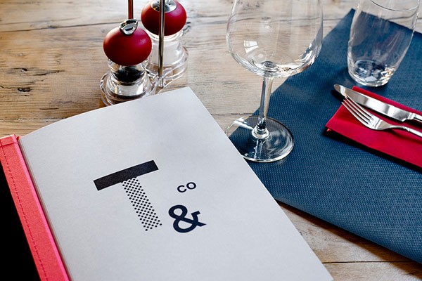 The restaurant menu.