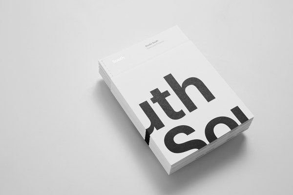 Modern and clean print design.