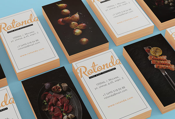 Some examples of the business cards collection.