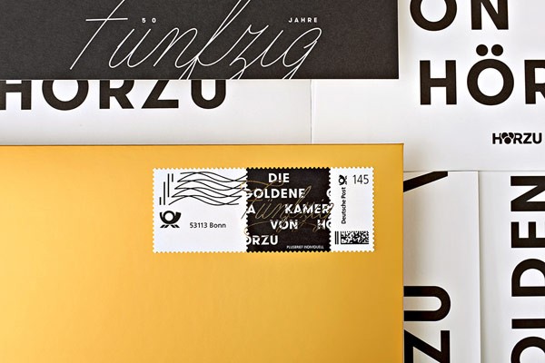 A closer look at the branding materials.