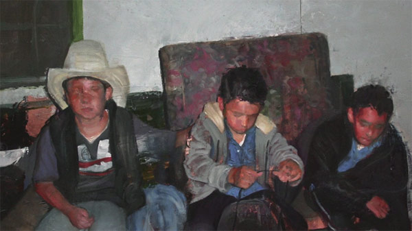 Next you can see some of his paintings featured in this short documentation.