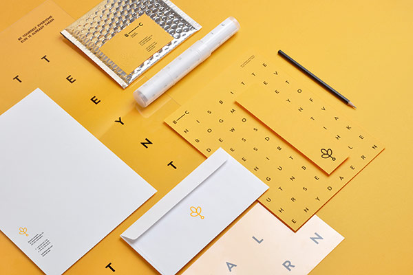 Diverse branding materials developed by Warsaw, Poland based studio Noeeko.