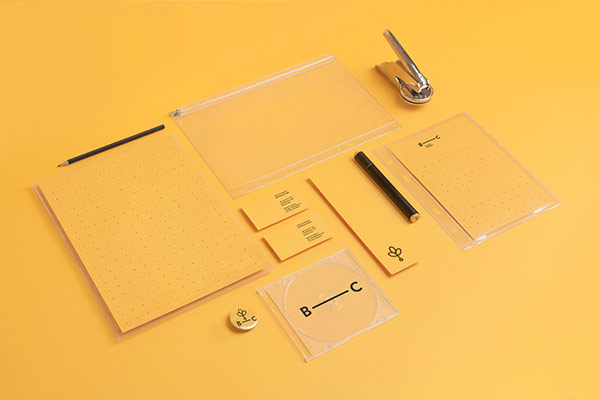 More items of the Branch Creative identity system.
