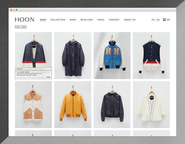 Example of a product overview page.