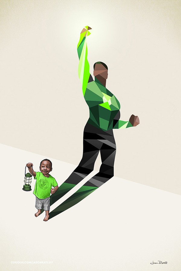 Follow the Light – work from an exclusive collection of prints that capture the wonder of childhood imagination.