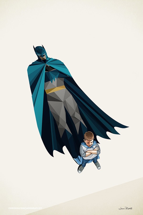 Gotham Shadows, a child's imagination of being Batman.