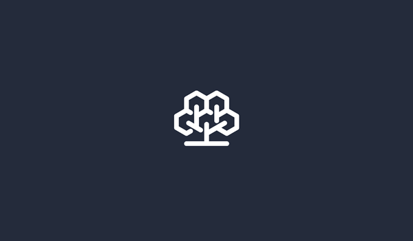 Simple monogram in one color developed for CarbonOak, a car dealership owned by a software company.