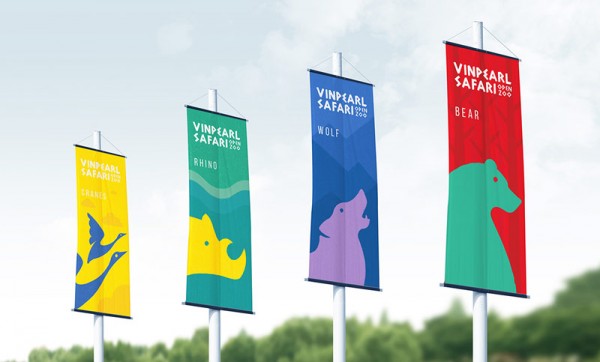Also large flags were created.