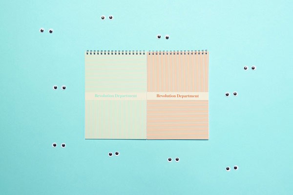 Simple and clean print design that conveys a friendly and welcoming look.