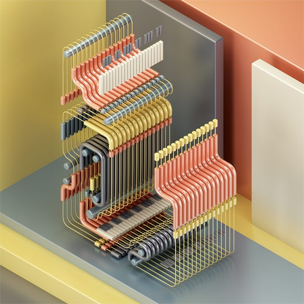 This project serves as a playground to experiment with different shapes, colors, and lights.