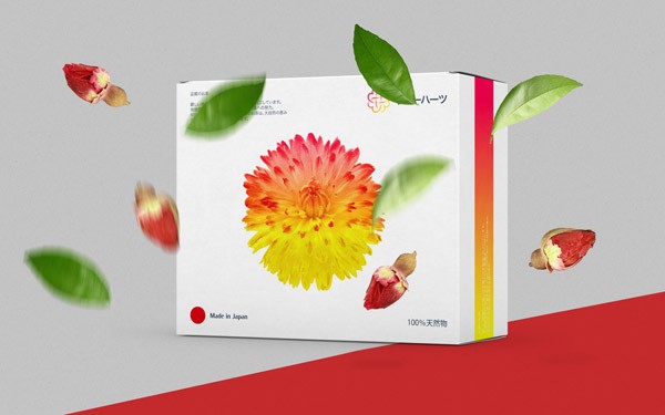 An example of the packaging range.