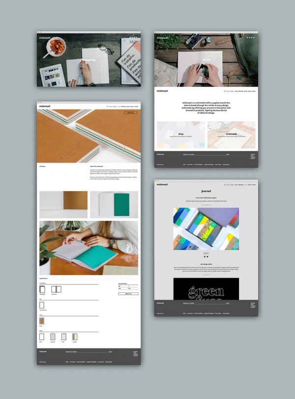Here you can see some screens of the new company website. Here you can see some screens of the new company website.