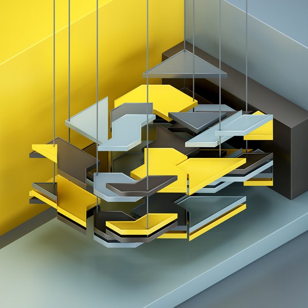 The last digital artwork of the collection by Jean-Michel Verbeeck.