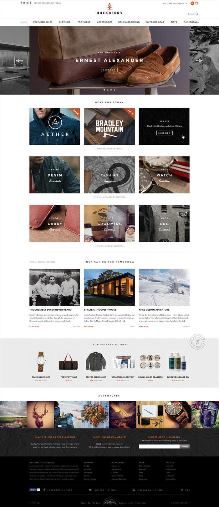 The new website with integrated online shop was a big part of the project.