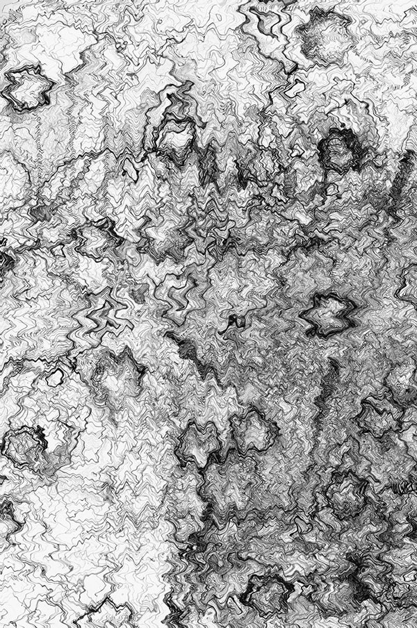 Abstract black and white artwork by The Animals Lab.