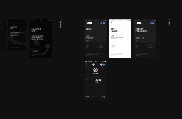 Macster App – new mobile app design by m—2—h, a Russian design collective specializing in unique digital experiences and branding solutions.