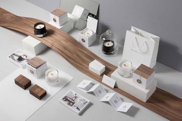 Message Candles – art direction, graphic design, branding, and packaging by studio 'For brands'.