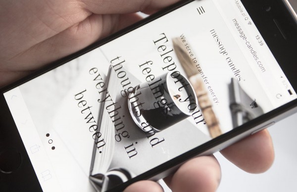 This is the mobile version of the new company website.