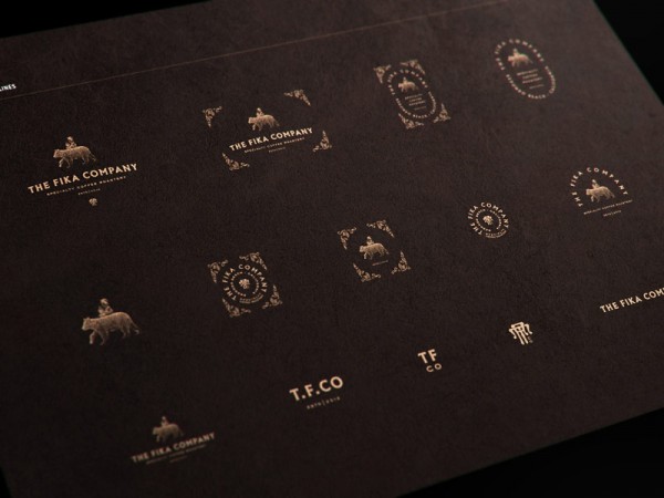 Joe White had to design a lot of vintage inspired logo versions and marks for the brand identity.