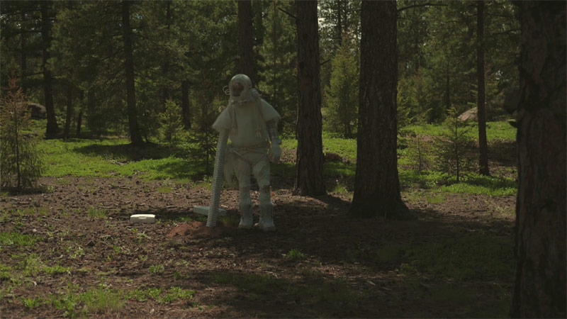 The astronaut got into serious trouble.
