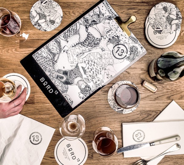 Snask's work included a lot of printed products.